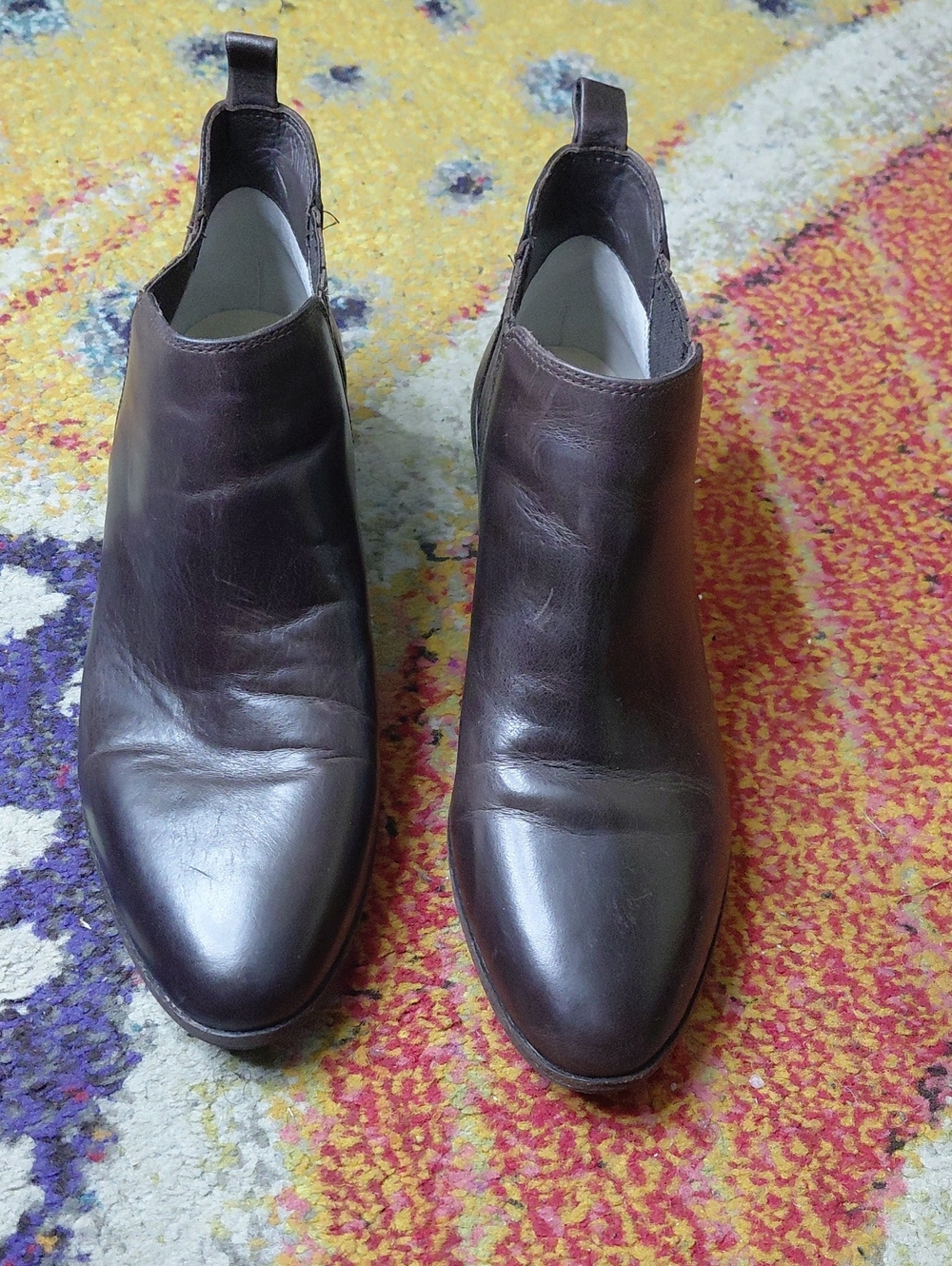 Michael Kors Men's Dark Brown Leather Chukka Boots
